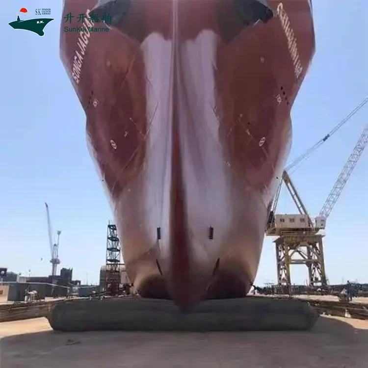 سمندری پانی کی لانچ کے لیے ہائی سٹرینتھ سیفٹی ایئر بیگ
